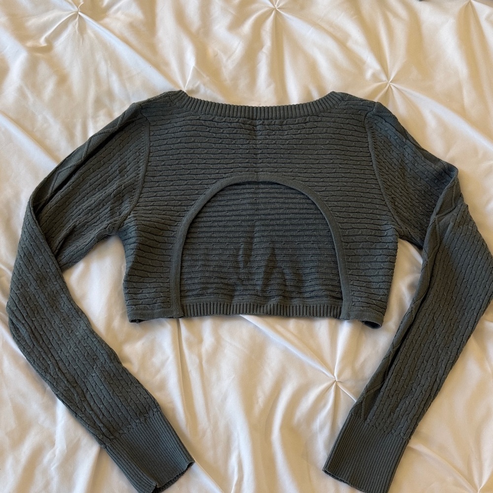 Free People Cropped Sweater - Picture 3 of 5